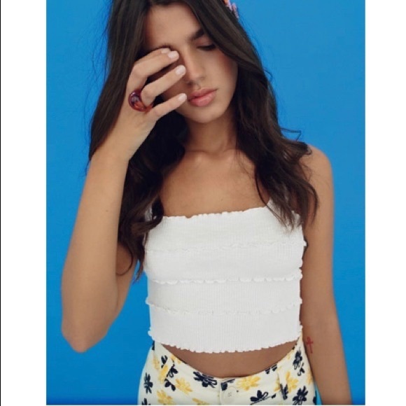 Zara Ruched Tank top - Picture 1 of 5